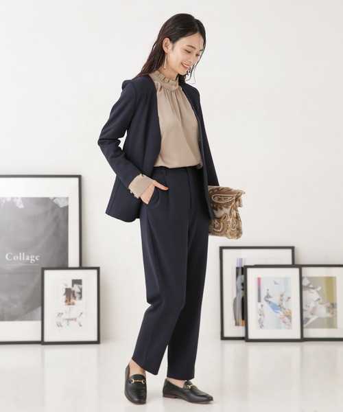 NANO universe（ナノ・ユニバース） セットアップ FREE ネイビー