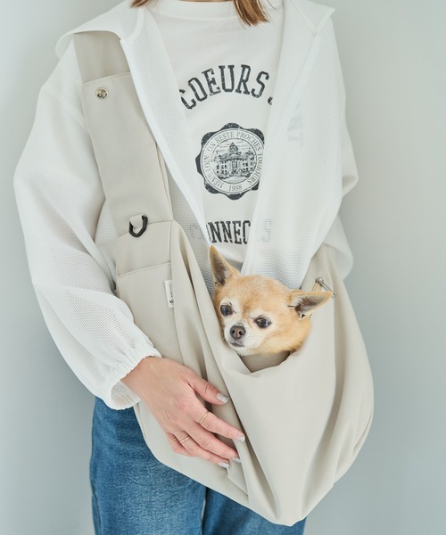 【新品】ロペピクニック　ベージュ 小型犬用 スリングバック ROPE' PICNIC（ロペ ピクニック） 犬 服 「DOG」ナイロンスリング