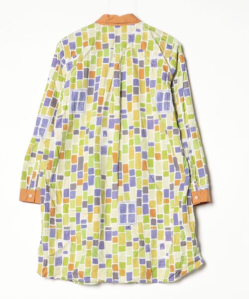 「Design Tshirts Store graniph」 シャツワンピース FREE グリーン レディース_画像2