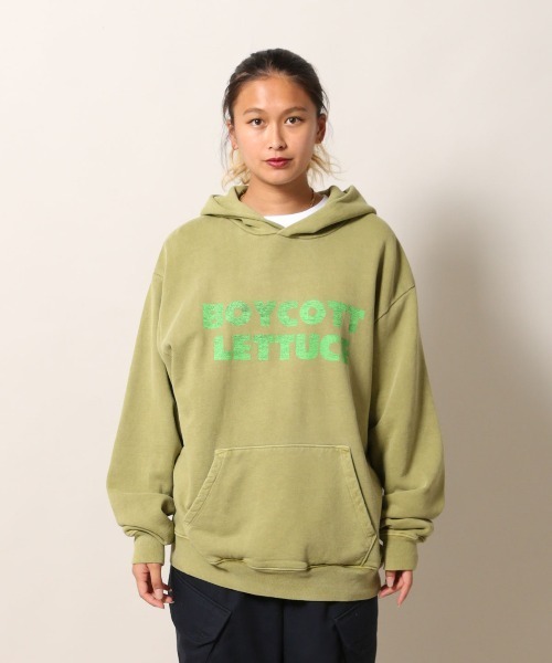「UNION(UNION TOKYO)」 プルオーバーパーカー LARGE オリーブ メンズ_画像2