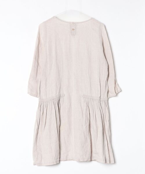 「fog linen work」 長袖ワンピース - グレー レディース_画像2