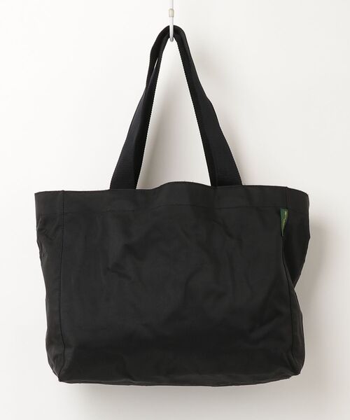 Herve Chapelier トートバッグ ブラック Herve Chapelier（エルベシャプリエ） ワンポイントトートバッグ