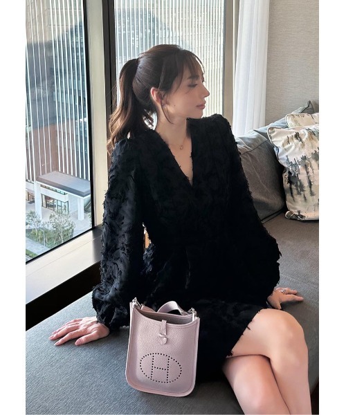LUDICRUM（ルーディクルム） 長袖ワンピース M ブラック レディース