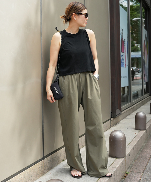 CELERI タンクトップ ノースリーブ CELERI CROPPED タンクトップ