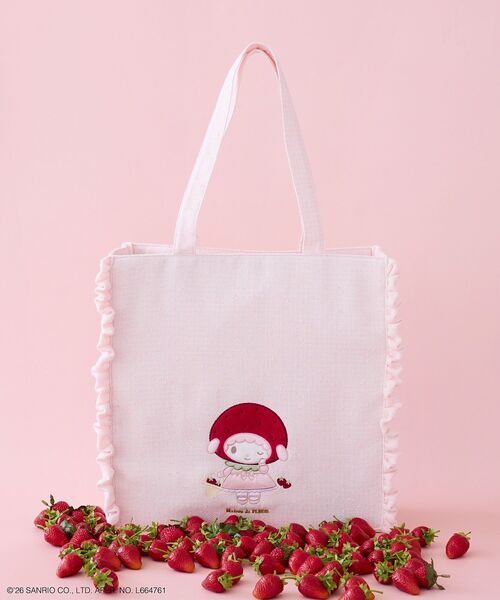 メゾンドフルール マイスウィートピアノ フリルMバッグ Maison de FLEUR（メゾンドフルール） トートバッグ マイスウィート