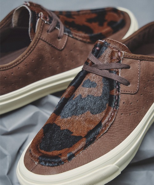 D*u様 新品VANSモカシンデッキシューズ本革レザー茶ブラウン26.5cm VANS（ヴァンズ） デッキシューズ VANS PREMIUM SF モック ロー / LX