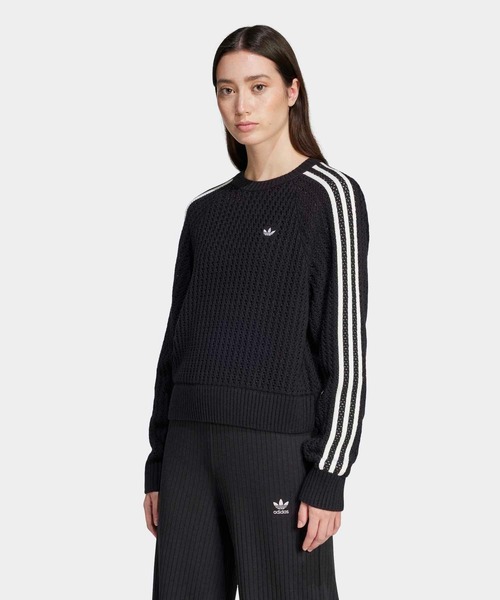 adidas（アディダス） トレーナー スウェット アディカラー ニット 