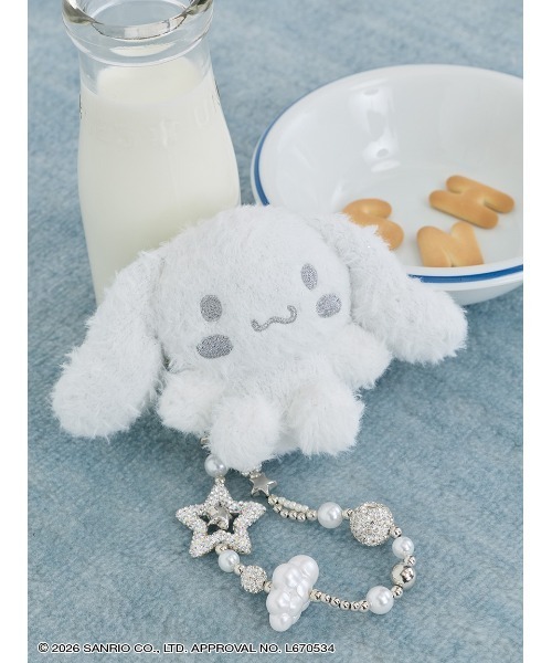 SNIDEL HOME キーケース 「Cinnamoroll」ぬいぐるみチャーム