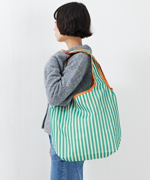 BAGGU（バグゥ） エコバッグ BABY BAGGU 607.グリーンスターチェック
