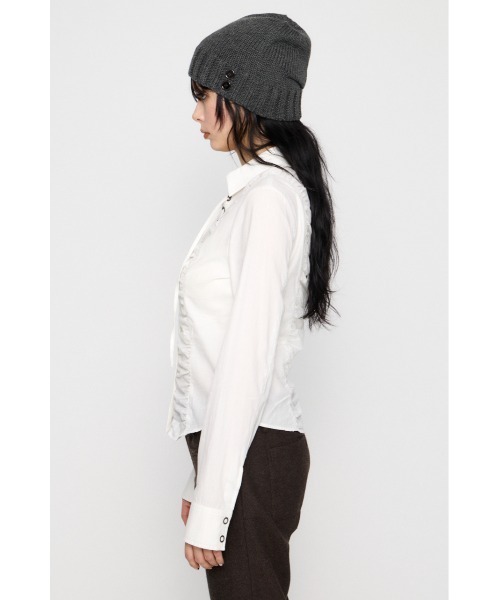ブラウス シャツ V  NECK GATHER シャツ レディース | LAGUA GEM | 16