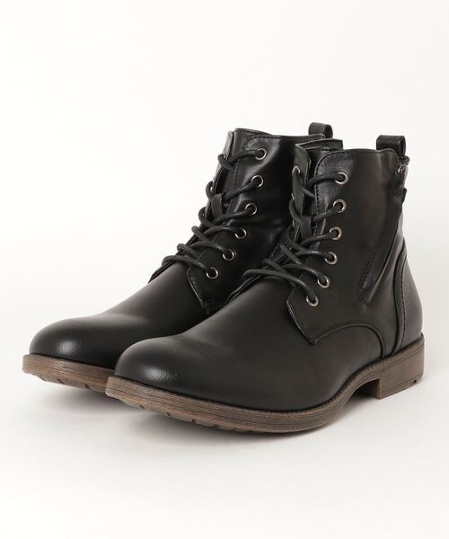 TopIsm（トップイズム） ブーツ サイドZIPショートブーツ メンズ