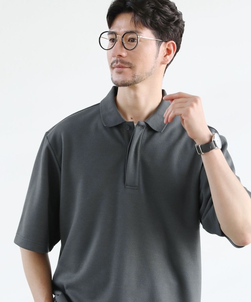 SPU（スプ） ポロシャツ 抗菌防臭＆接触冷感 ダブルフェイス鹿の子