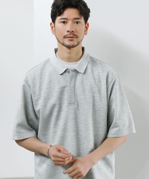 SPU（スプ） ポロシャツ 抗菌防臭＆接触冷感 ダブルフェイス鹿の子