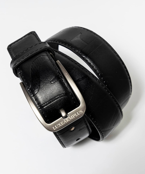 ベルト LUXEAKMPLUS(リュクスエイケイエムプラス)ロゴエンボス  