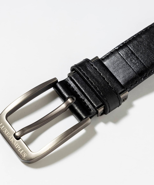 ベルト LUXEAKMPLUS(リュクスエイケイエムプラス)ロゴエンボス  