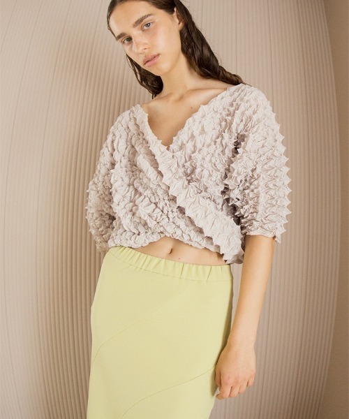 カーディガン Kumo Shibori Twist Top レディース