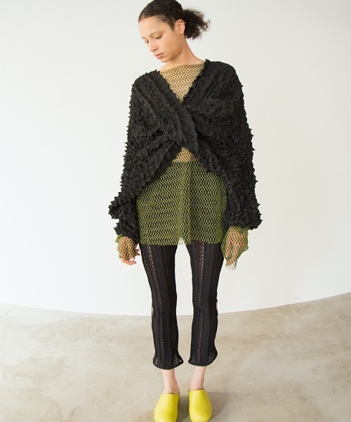 カーディガン Kumo Shibori Twist Top レディース leinwande カーディガン Kumo Shibori Twist Top レディース