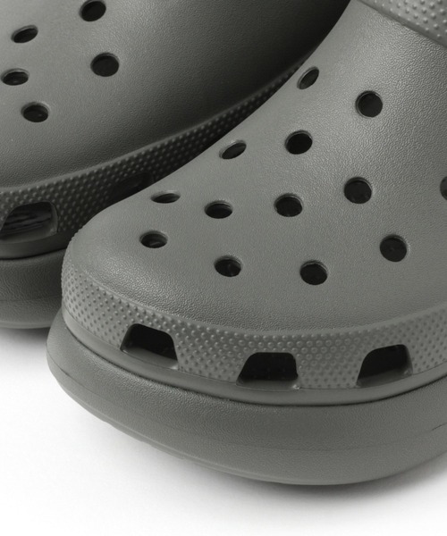 Crocs グレー クロッグサンダル*6 crocs（クロックス） サンダル 「LADIES」crocs／Crush Clog 2191983