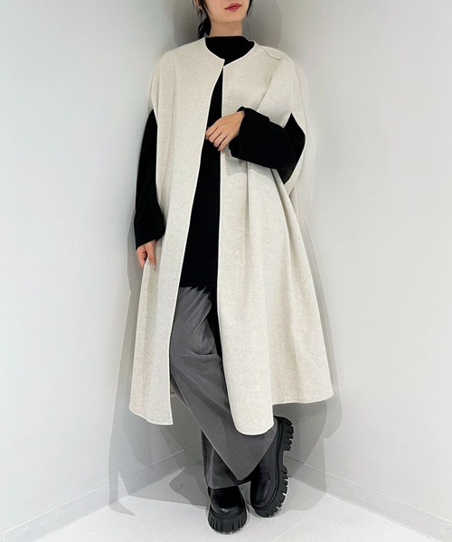 Jewelobe（ジュエローブ） ベスト ジレ ストレートロングポンチョ