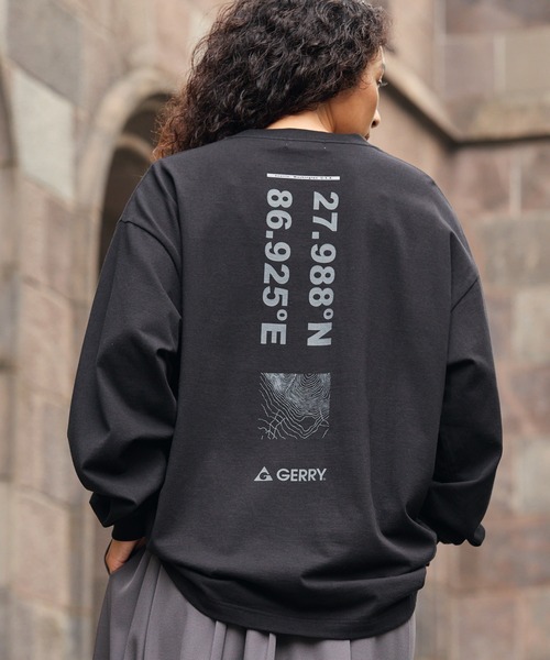 GERRY（ジェリー） tシャツ 別注 バックサークルロゴプリント ビッグ 
