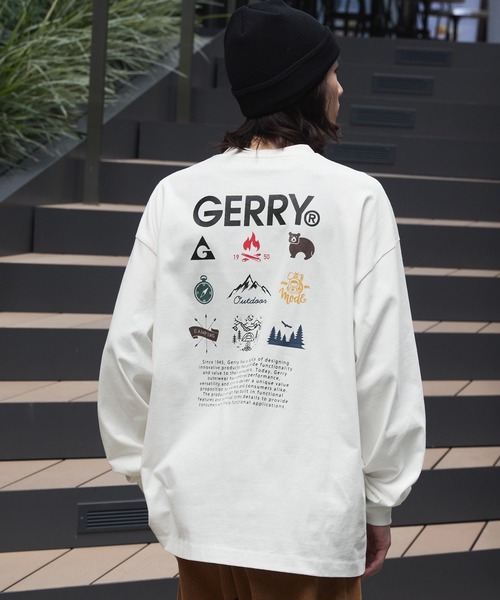 tシャツ GERRY/ジェリー 別注 バックサークルロゴプリント ビッグシルエット長袖Tシャツ メンズ レディース | GERRY | 16