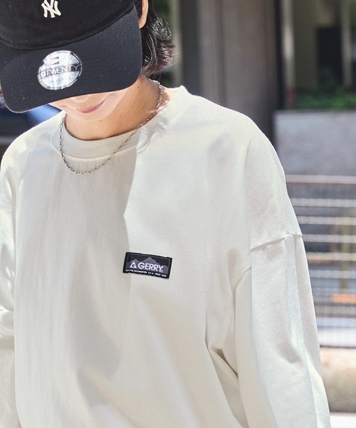 tシャツ GERRY/ジェリー 別注 バックサークルロゴプリント ビッグシルエット長袖Tシャツ メンズ レディース | GERRY | 23