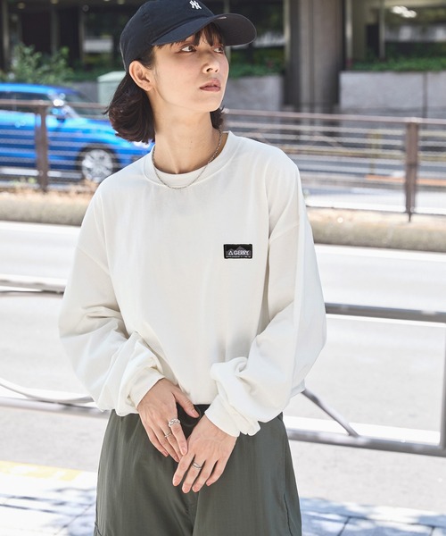tシャツ GERRY/ジェリー 別注 バックサークルロゴプリント ビッグシルエット長袖Tシャツ メンズ レディース | GERRY | 27