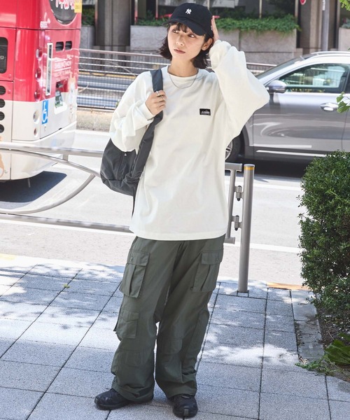 tシャツ GERRY/ジェリー 別注 バックサークルロゴプリント ビッグシルエット長袖Tシャツ メンズ レディース | GERRY | 28