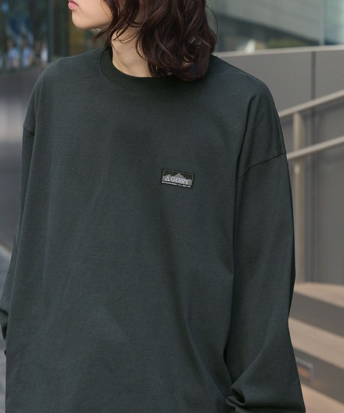 tシャツ GERRY/ジェリー 別注 バックサークルロゴプリント ビッグシルエット長袖Tシャツ メンズ レディース | GERRY | 32