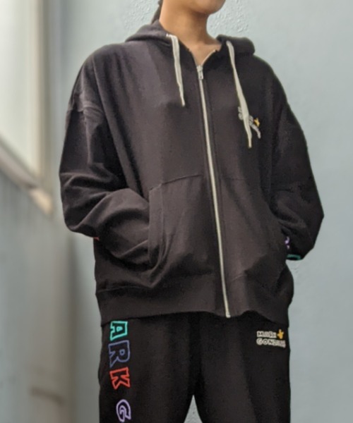 SACPE　MARK GONZALES 　コラボ　撥水パーカー Mark Gonzales パーカー MARK GONZALES ART WORK/マーク