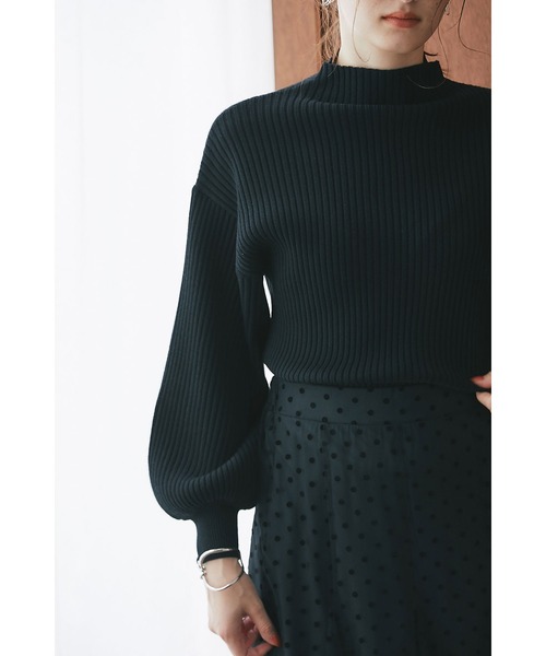 韓国　冬　スクエアネック　ニット　黒　オルちゃん　レディース Cable Knit Cropped Winter Bliss Turtleneck Long Sleeve - Ivory | ALO