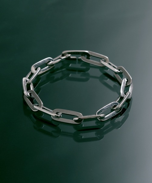 ブレスレット 「YArKA/ヤーカ」flat oval chain bracelet 「LIMN」 / オーバルフラットチェーンブレスレットの画像