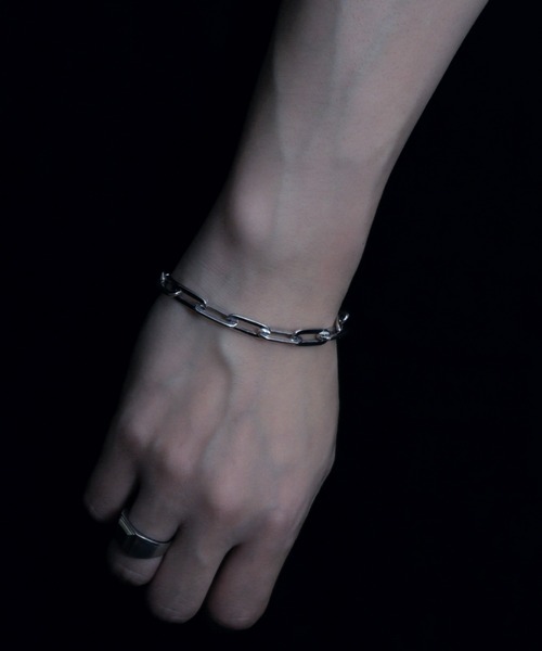 ブレスレット 「YArKA/ヤーカ」flat oval chain bracelet 「LIMN」 / オーバルフラットチェーンブレスレットの画像