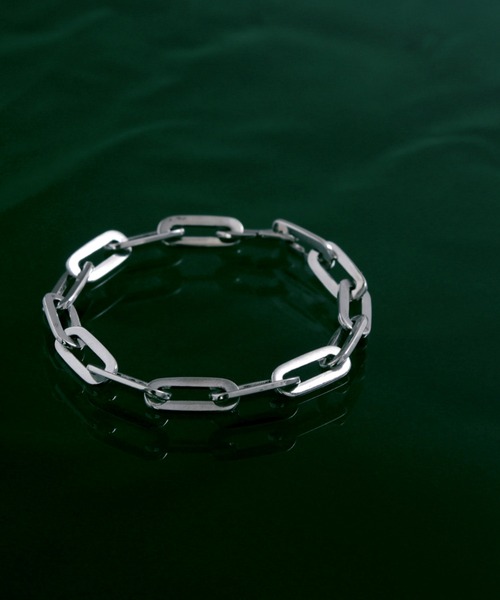 ブレスレット 「YArKA/ヤーカ」flat oval chain bracelet 「LIMN」 / オーバルフラットチェーンブレスレットの画像