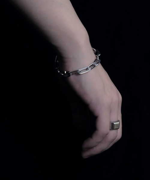 ブレスレット 「YArKA/ヤーカ」flat oval chain bracelet 「LIMN」 / オーバルフラットチェーンブレスレットの画像