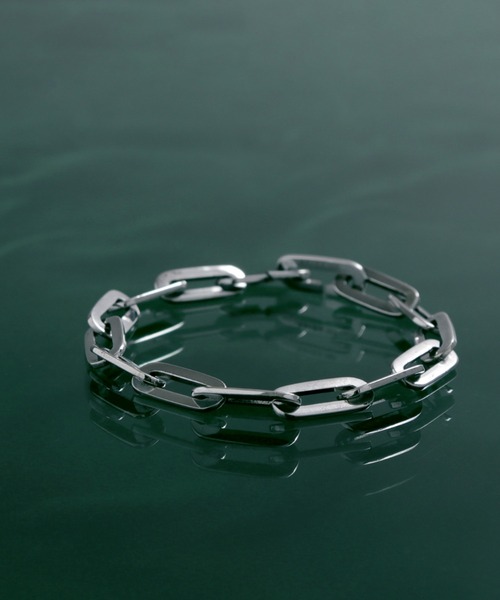 ブレスレット 「YArKA/ヤーカ」flat oval chain bracelet 「LIMN」 / オーバルフラットチェーンブレスレットの画像