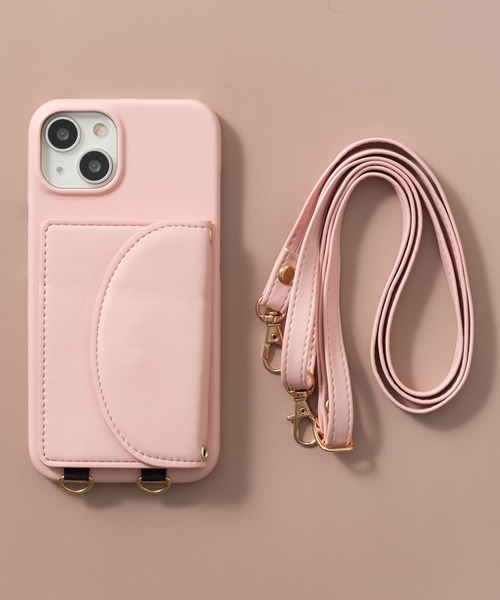 emonique（エモニーク） スマホケース カード収納ポケット付き iPhone