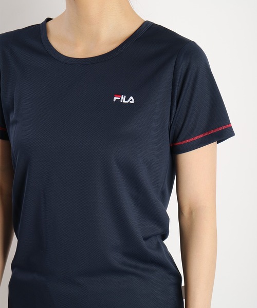 FILA（フィラ） tシャツ 半袖 吸水速乾 ダブルメッシュ 半袖Tシャツ