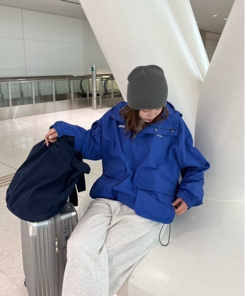 centimeter（センチメーター） ナイロンジャケット paw pad half zip