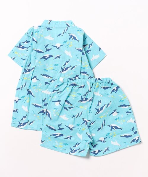 Combi mini 浴衣 オリジナル柄カンタン甚平（ペンギンくま
