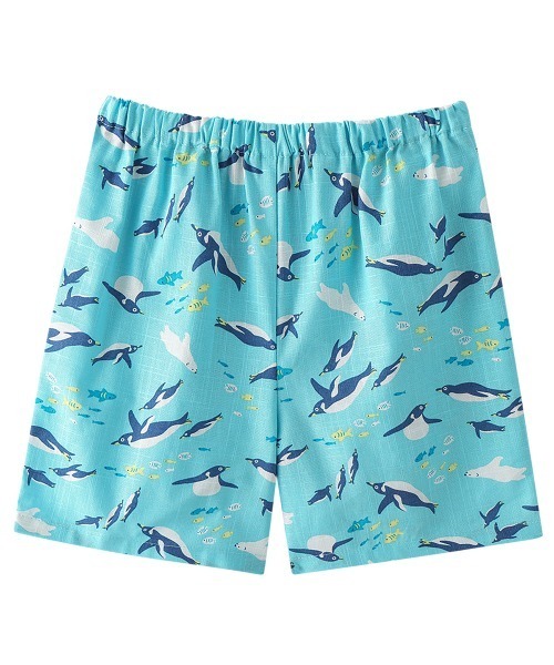 浴衣　ペンギン柄　ブルー 浴衣 ペンギン柄 ブルー - メルカリ