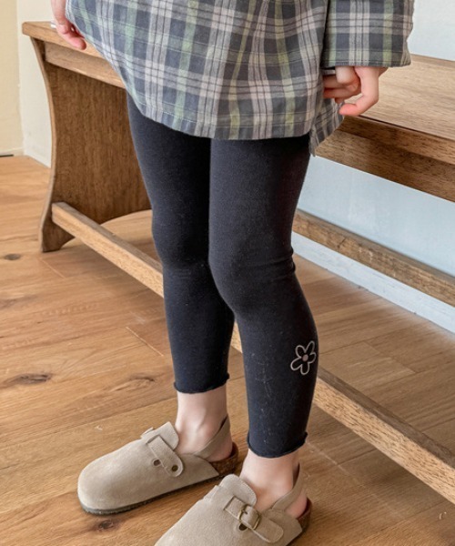 レギンス スパッツ フラワーアクセントレギンス キッズ 子供 女の子