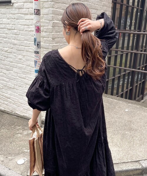 fredy emue ワンピース コットンジャガードワンピース : ZOZOTOWN