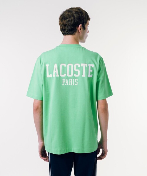 LACOSTE（ラコステ） tシャツ ヘビーウェイト オーバーサイズバック 
