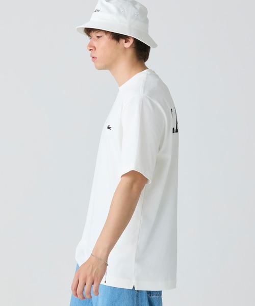 LACOSTE tシャツ ヘビーウェイト オーバーサイズバックプリント