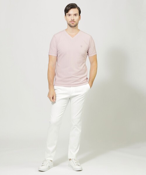 EPOCA UOMO tシャツ シャドーストライプジャージーカットソー メンズ 
