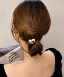 ヘアゴム メタルハートヘアゴムの詳細画像1