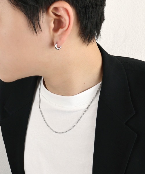 シンプルな金属製チェーンネックレス 4INT. ネックレス シンプルチェーン 50cm / サージカル