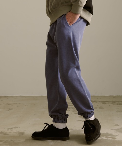 Revo. スウェットパンツ ジャージ ピグメント加工 CVC 裏起毛