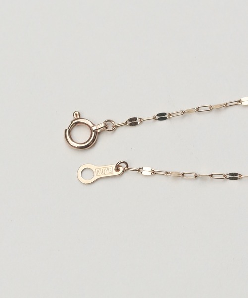 NOIR DE POUPEE（ノワールドプーペ） ネックレス K10YG ペタルチェーン